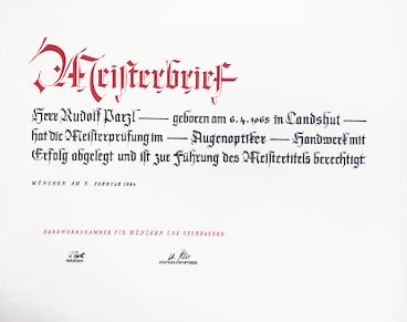Unterer Meisterbrif rote Schrift Optik Kürner_optik kürner leistungen